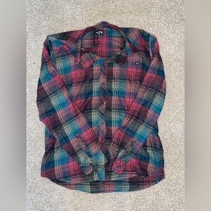 LARGE men’s billabong flannel